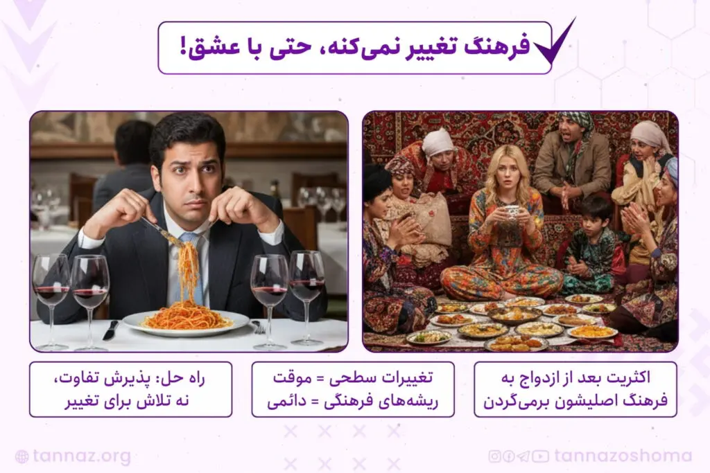 ازدواج با دو فرهنگ متفاوت